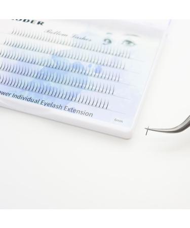 DAODER 6mm Bottom Lashes Extension Kit with Glue & Applicator - 200pcs (Fairy Bottom Lashes) - Buy Online on SooperMarket.com