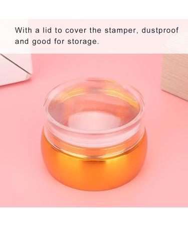 Professional Moum Routes Silicone Nail Stamp Kit | Clear Nail Seal & Printing Tool for DIY Manicures | Perfect for Nail Artists & Enthusiasts (Orange) - Buy Online on SooperMarket.com
