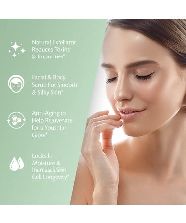 Superfood Body Scrub with Collagen & Stem Cell for Gentle Exfoliation - M3 Naturals - Buy Online on SooperMarket.com