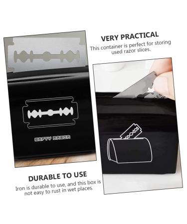 Buy Angoily Razor Blade Recycling Box - Secure Storage for Disposable Razors | International Shipping Available - Buy Online on SooperMarket.com