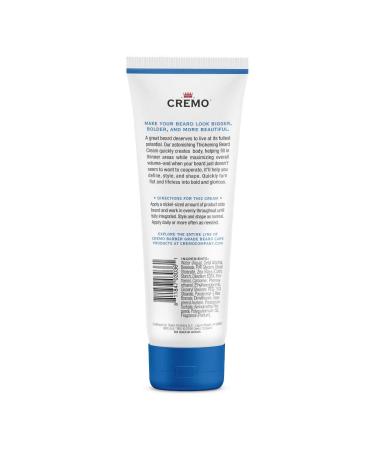 Cremo Thickening Beard Cream 4oz (Pack of 3) - Unscented | Beard Growth Formula - Buy Online on SooperMarket.com
