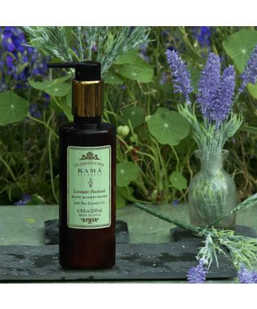 Kama Ayurveda Lavender Patchouli Body Moisturiser - 200ml | Hydrating Natural Lotion with Essential Oils for Skin Care - Buy Online on SooperMarket.com