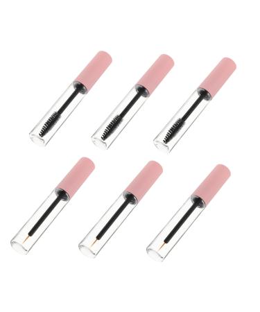 FOYTOKI 6pcs Eyeliner Stick Lipgloss Tubing Mascara Empty Mascara Clear Mascara Vials Lash Tube The Pet 1 g (Pack of 1) Pink