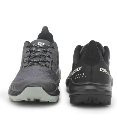 Salomon Men's OUTPULSE Gore-Tex Hiking Shoes 11.5 - Magnet/Black/Wrought Iron | Waterproof Outdoor Shoe - Buy Online on SooperMarket.com
