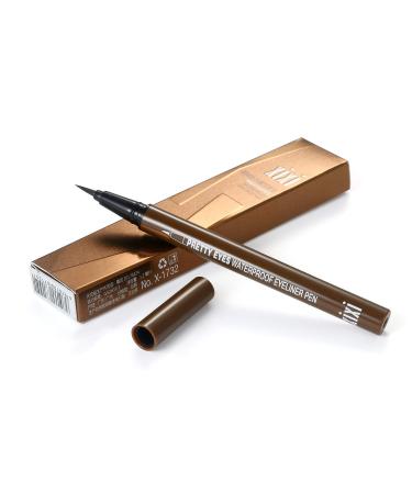Vtrem 2 Pack Blue Eyeliner Pencil - Waterproof Navy Blue/Light Brown Liquid Eyeliner Pen Set for Smudge Proof, Long Lasting Makeup - Korean Glitter Liner Tools - Buy Online on SooperMarket.com
