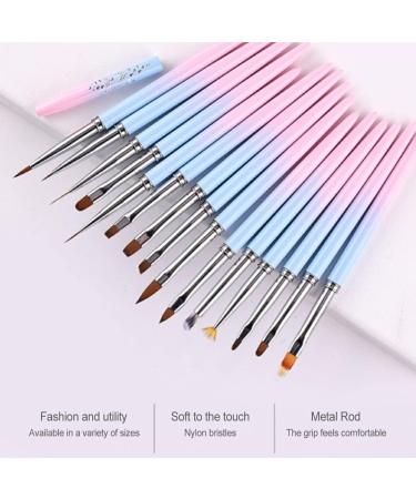 Dajidafu Nail Art Pen Sturdy Nylon Brush Skidproof Handle Nails Brushes Practical Lightweight Manicure Tools Drawing Friend DIY 9mm - Buy Online on SooperMarket.com