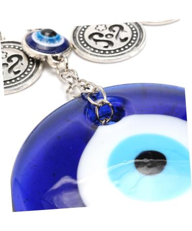 ABOOFAN Home Decor Glazed Eye Pendant Glass Charms Family Protection Charm Wall Hanging Ornaments Household As Shown 23X5cm - Buy Online on SooperMarket.com