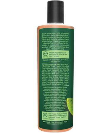 Desert Essence Tea Tree Replenishing Shampoo and Conditioner Bundle - 12.7 Fl Oz - Peppermint & Yucca - Tea Tree Oil - For All Skin Types - Buy Online on SooperMarket.com