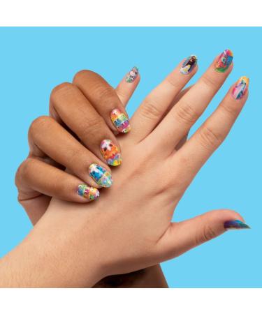 ORLY x Lisa Frank Gel Nail Wraps | Kitten Bubbles Design - Buy Online on SooperMarket.com