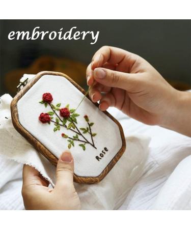 MWELLEWM 4 Pcs Set Embroidery Hoops - Reusable Hoop Rings for Cross Stitch and Sewing - Home Decor Craft Supplies - Buy Online on SooperMarket.com