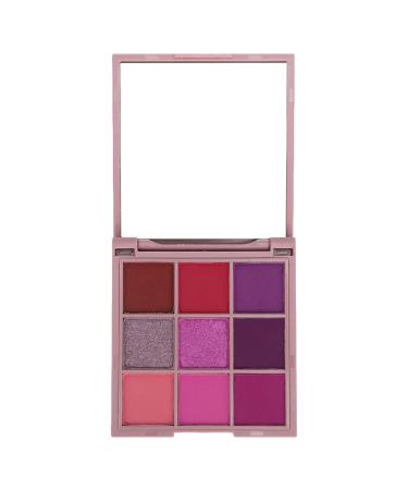 Matte Eyeshadow Cosmetics Safe Portable Pigmented Eyeshadow Palette Long Lasting Professional for Women for Travel (M9-8)