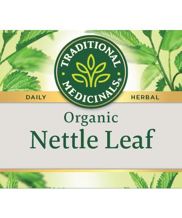 Organic Nettle Leaf Herbal Tea - Caffeine-Free, 16 Wrapped Bags | Traditional Medicinals - Buy Online on SooperMarket.com