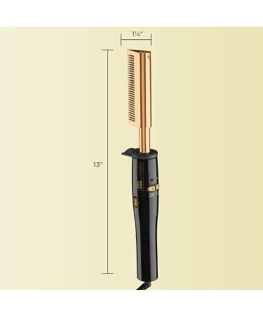 INFINITIPRO BY CONAIR Gold-Plated Straightening Comb - Ultra-High Heat for Smooth Hair - Buy Online on SooperMarket.com