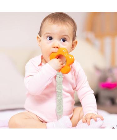 BAOK Baby Pacifier Holder - 4 PCS Stainless Steel Anti-Drop Chains Silicone Accessories for Hospitals | Shop Now - Buy Online on SooperMarket.com