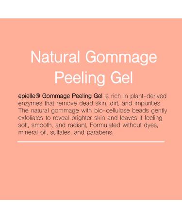 Epielle Gommage Peeling Gel - Gentle Exfoliating Face Scrub for Clear & Radiant Skin - Skin Brightener & Dead Skin Remover - 4.0 fl.Oz (118ml) - 2 Pack | Exfoliator - Buy Online on SooperMarket.com
