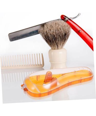 Housoutil 4-Piece Razor Storage Box & Travel Case | Portable Protective Bag for Manual Razors | Orange | International Shipping Available - Buy Online on SooperMarket.com