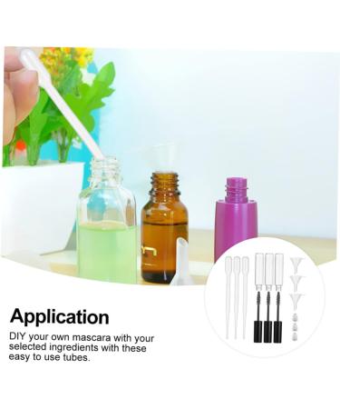 CANIGHT 2 Sets Mascara Tube Eyelash Wand Tube Eye Gloss Tube Empty Eyeliner Tubes Clear Bottle Plastic - Buy Online on SooperMarket.com