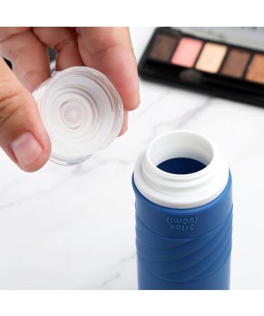 Gemice Travel Bottles for Toiletries CAA Approved 90ml Silicone Travel Bottles Leak Proof Squeezable Travel Size Containers Travel Essentials for Lotion Soap Liquid Shampoo BPA Free(4 Pack) Vibrant - Buy Online on SooperMarket.com