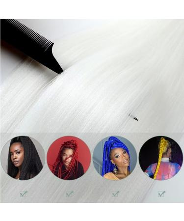 YDDM Pre-Stretched Braiding Hair Extensions - 26 Inch Jumbo Braids (3 Packs White 60#) - Ideal for Braid Hairstyles - Buy Online on SooperMarket.com