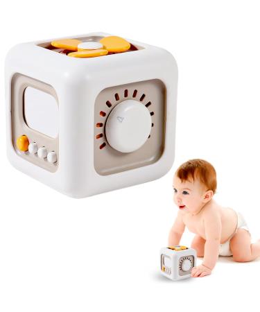 Dawris Montessori toy from 1 year motor cube baby with switch fan mirror buttons drawer buttons.