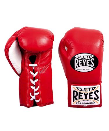 CLETO REYES Boxing Gloves, Leather Professional Boxing Gloves for Men and Women 8oz Red