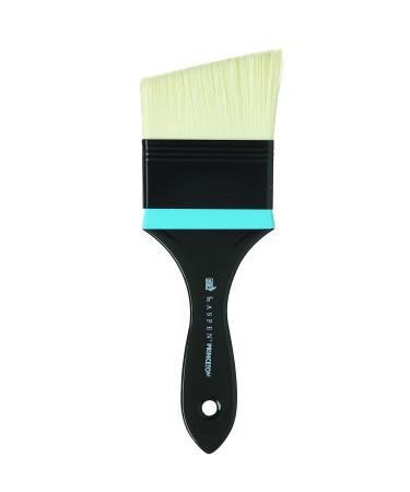 Princeton Aspen, Glare-Free Indoor/Outdoor Brush for Acrylic & Oil, Series 6500 Synthetic, Angular Mottler, 3 Inch