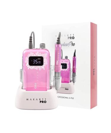 MakarttPro FlawlessPro 35000 RPM Rechargeable Brushless Motor E-File Nail Drill for Professional Nail Technician