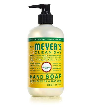 MRS. MEYER'S CLEAN DAY Liquid Hand Soap Variety Pack - Rosemary, Geranium, Honeysuckle - 12.5 OZ - 3 Count - Buy Online on SooperMarket.com
