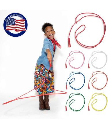 Children's Cowboy Kiddie Trick Rope Lasso | Ages 4-10 | Green | Pre-Tied Western Stage Props - Buy Online on SooperMarket.com