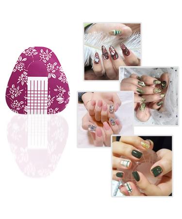 LAIION 200PCS Purple Acrylic Nail Forms | Horseshoe-Shape Extension Tips for Acrylic & Gel Nails - Buy Online on SooperMarket.com