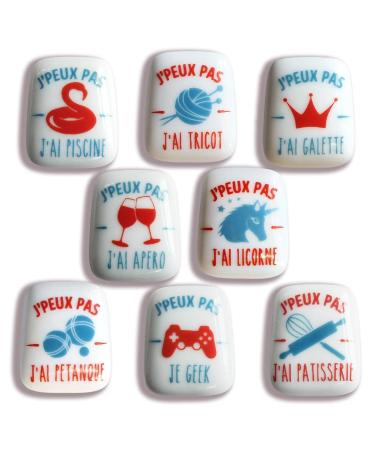ArtFun Pack Epiphany 100 Feeves Galette des Rois J'Peux Pas - Feves des Rois Premium P22031-100