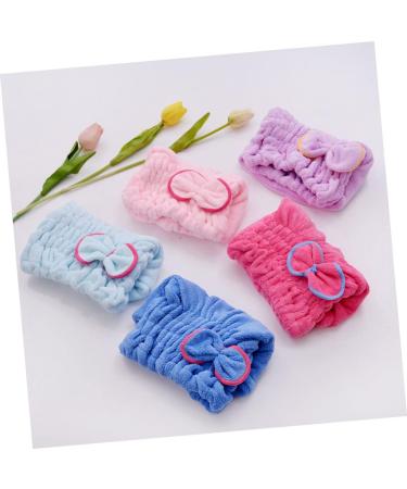 HAPINARY Elastic Shower Quick Dry Head Turbans Shower Cap for Microfiber Washcloth Turbans for Women Hair Ties Shower Head Towel Microfiber Hair Drying Cap Pink Women's Cute Hijab Pink medium - Buy Online on SooperMarket.com