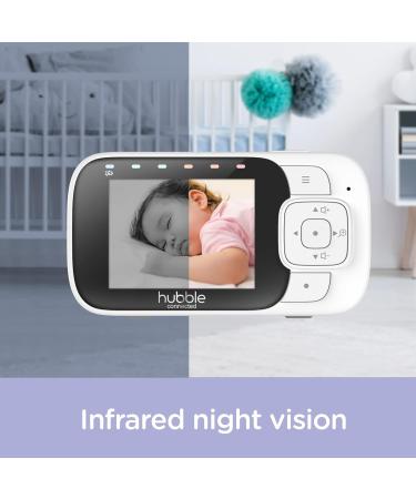 Hubble View+ 2.8 Baby Monitor with Camera | Pan Tilt Zoom | Night Vision | Room Temperature Monitor | 2-Way Talk | 1000ft Range | No Wifi | Sound Level Indicator - Buy Online on SooperMarket.com