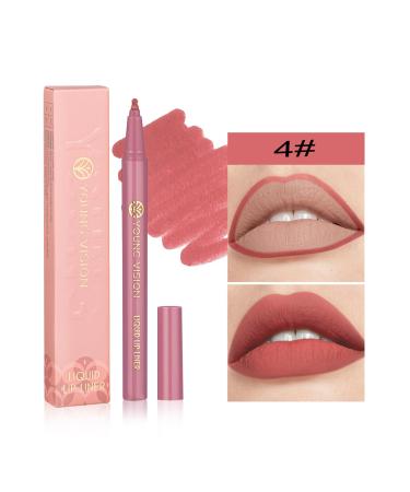 Buy YOUNG VISION Gourd-Shaped Precision Liquid Lipstick & Lipliner - Nude Matte Shades | International Shipping Available - Buy Online on SooperMarket.com