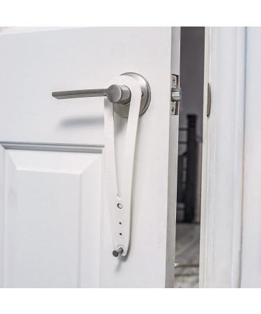 FlexLatch Cat Door Holder Latch - Bright White Alternative for Cats. Easy Install, Keeps Dogs Out. Baby Proof Design for Safety - Buy Online on SooperMarket.com
