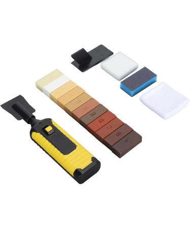 Floor Repair Wax Kit - 11 Color Wood Floor Scratch & Crack Filler | Durable Hard Wax for Home Repairs - Buy Online on SooperMarket.com