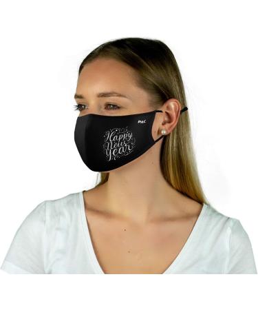 P.A.C. Lightweight 2-Pack Premium Community Masks - Washable Reusable Oeko-Tex 100 Certified Super-Thin Everyday Masks in Total Black - Ideal for All Sizes - Happy New Year! - Buy Online on SooperMarket.com