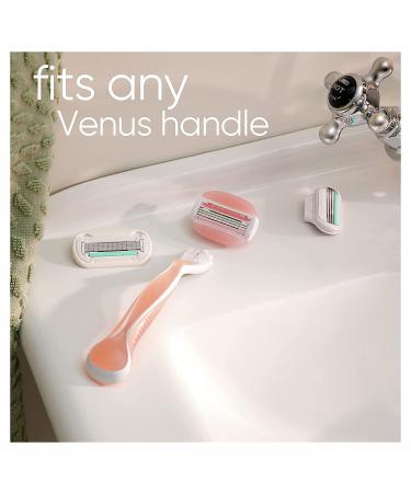 Gillette Venus ComfortGlide Women's Razor with 4 Blade Refills and White Tea Scented Gel Bars - Buy Online on SooperMarket.com
