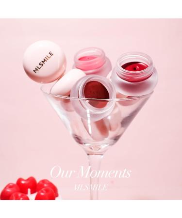 Jelly Lipstick Mud - Moisturizing Matte Velvet Lip Glaze & Cheek Blush with Aloe Vera | High Pigment Long Lasting Lip Makeup (05#Cupid 1 OZ - Buy Online on SooperMarket.com