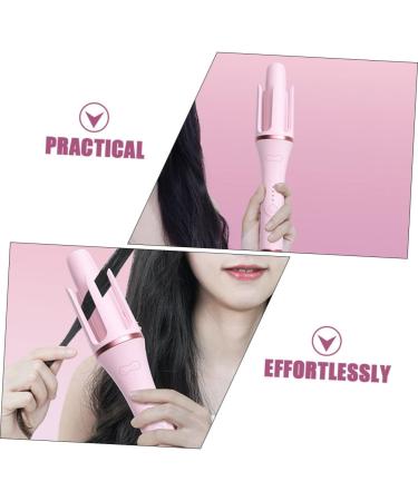 Healeved Fully Automatic Hair Curling Iron Straightener Hair Tool Curling Wand Hair Curlers Pink Abs - Buy Online on SooperMarket.com