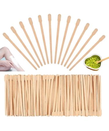 Stakee wooden wood stick 200pcs Small wax -Applica rods eyebrow lip wax -Plikator -wax bars for home use style 2