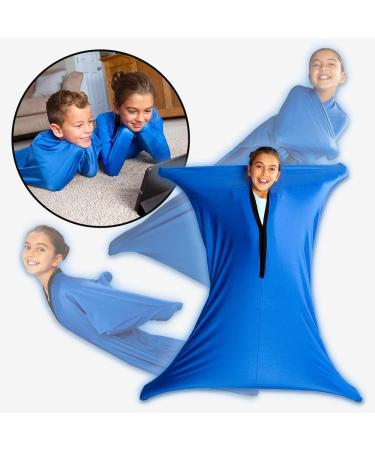 WGUST Dynamic Movement Sensory Body Sock Updated Version for Children and Adults with Sensory Proceessing Disorders Or Autism Suitable Age 3-18 Years Old Adults (Color : Sky Blue Size : L/Large-71* L/Large-71*142cm Sky Blue - Buy Online on SooperMarket.com