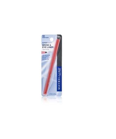 Maybelline New York Expert Wear Brow & Eyeliner Velvet Black 100c-01 .01 Oz (200 Mg) Pack of 2