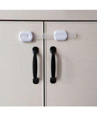 Jingling Child Safety Belt Locks - Self-Adhesive Cupboard & Fridge Drawer Locks for Ultimate Child Safety - Buy Online on SooperMarket.com
