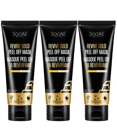 Soo Ae Revive Gold Peel Off Mask - Pack of 3 - Buy Online on SooperMarket.com