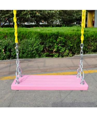 Ymeibe Swing Chains (2) Fully Coated with 4 Free Quick Links - Anti-Rust Iron Chains for Swing Set - Playground Kids Swing Seat Accessories - 660 Lb Capacity - Yellow - Buy Online on SooperMarket.com