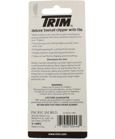 Neatfeet Deluxe Toenail Clipper Set of 3 - Trim 00448 | Precision Nail Care Kit - Buy Online on SooperMarket.com