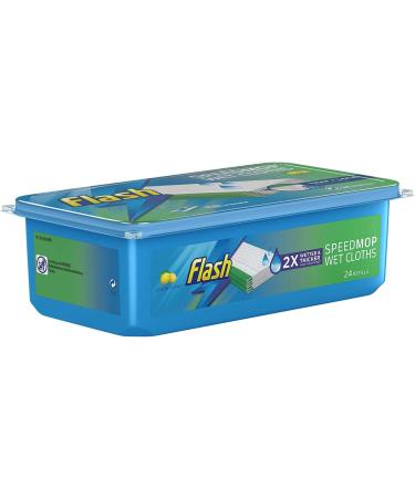 Flash Speedmop Lemon Multi-Surface Wet Cloth Refills - 24 Pack - Buy Online on SooperMarket.com