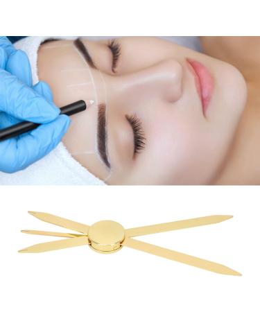 Compass Eyebrow Ruler Adjustable Compass Brow Mapping Ruler Stainless Steel Brow Measuring Tool with Accurate Positioning for Eyebrows - Buy Online on SooperMarket.com