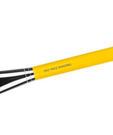 Bdellium Tools Studio Series 943 Face Shading Brush - Professional Makeup Brush with Soft Synthetic & Natural Fibers for Perfect Finish - Yellow 1pc - International Shipping Available - Buy Online on SooperMarket.com